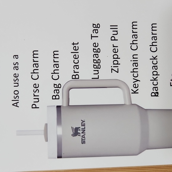 Hand Crafted Stanley Cup Charm Cup Handle Tumbler Gold You Are Loved Pendant - Picture 7 of 7